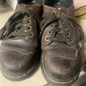 Dr. Martens Brown Leather Flats